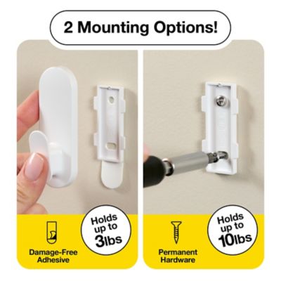 Image showing  3 lb. Handy Hooks The Fin Multi Pack Adhesive Hooks, 6 pk.