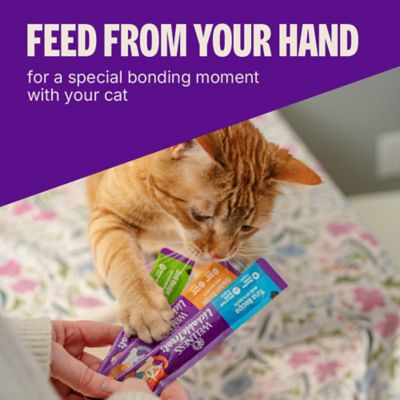 Image showing 5 th Wellness Lickable Treats Soft Puree Natural Grain Free Cat Treats, Chicken, Contains 6 - 0.4 oz. Tubes