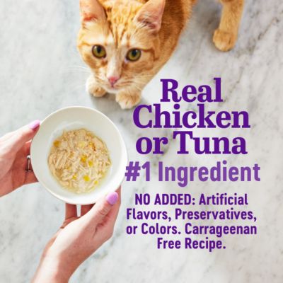 Image showing  Appetizing Entres Flaked, Shredded and Mousse Adult Wet Cat Food, Natural, Protein-Rich, Grain Free, 1.4 OZ Pouch 8PK