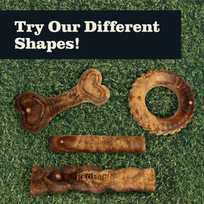 Image showing  Large BBQ Flavored Tractor Tire Dur-A-Bulls Natural Dog Treat