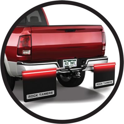 Rock Tamers Tail Light Bars, LED/Black Mudflap Accessory