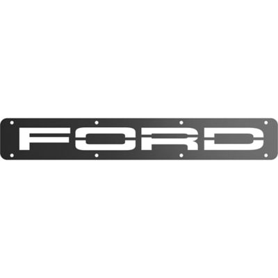 Rock Tamers Ford Trim Plates, Pair Mudflap Accessory