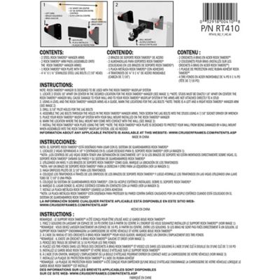 Image showing  Wall Hanger, Black Mudflap Accessory