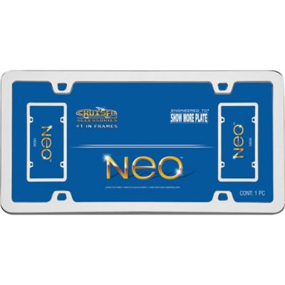 Image showing 1 th Cruiser Accessories Neo, Chrome License Plate Frame