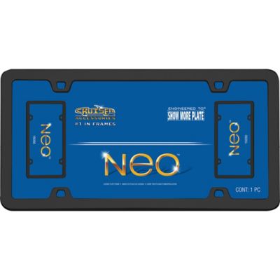 Image showing  Neo, Black License Plate Frame