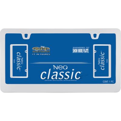 Image showing 1 th Cruiser Accessories Neo Classic, Chrome License Plate Frame