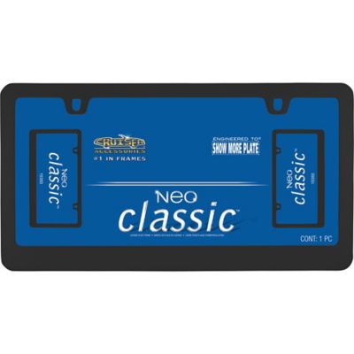 Image showing  Neo Classic, Black License Plate Frame