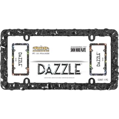 Image showing  Dazzle, Black License Plate Frame