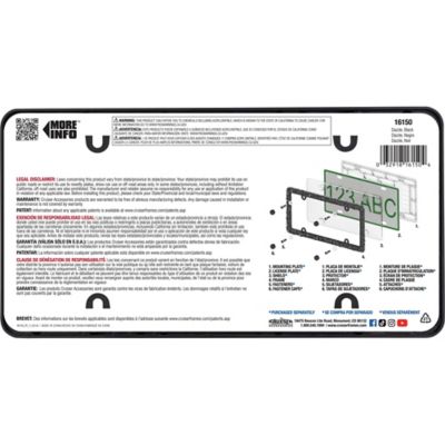 Image showing  Dazzle, Black License Plate Frame