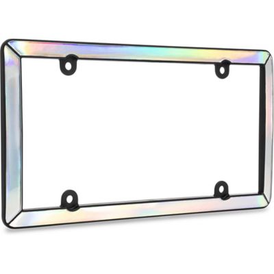Image showing  Prism, Iridescent/Matte Black License Plate Frame