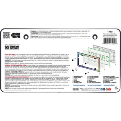 Image showing  Prism, Iridescent/Matte Black License Plate Frame