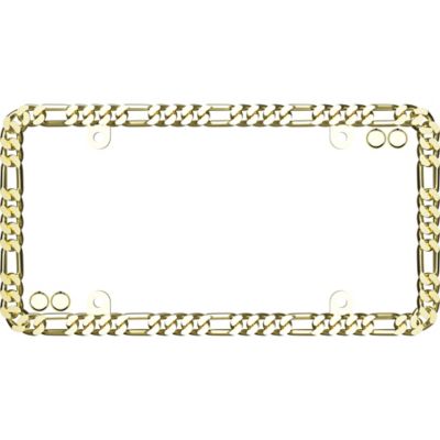 Image showing  Designer Chain, Gold License Plate Frame