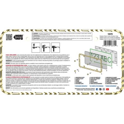 Image showing  Designer Chain, Gold License Plate Frame