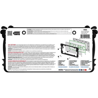 Image showing  Palm Tree, Black License Plate Frame