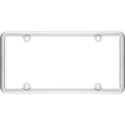 Cruiser Accessories Classic Lite, Chrome License Plate Frame
