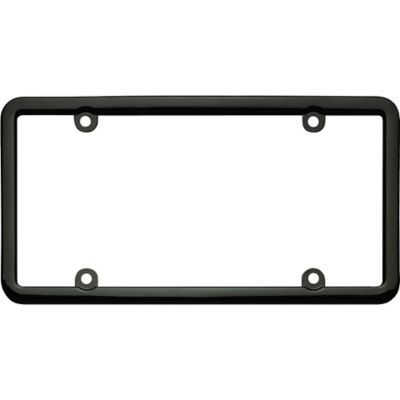 Cruiser Accessories Classic Lite, Black License Plate Frame