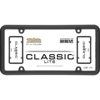 Image showing 1 th Cruiser Accessories Classic Lite, Black License Plate Frame