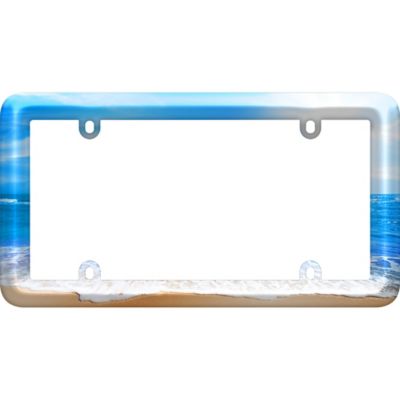 Cruiser Accessories Bold Graphics, Beach License Plate Frame