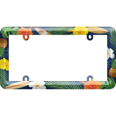 Cruiser Accessories Bold Graphics, Tropics License Plate Frame