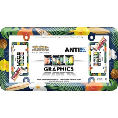 Image showing  Bold Graphics, Tropics License Plate Frame
