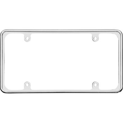 Cruiser Accessories Perimeter, Chrome License Plate Frame