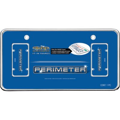 Image showing 1 th Cruiser Accessories Perimeter, Chrome License Plate Frame