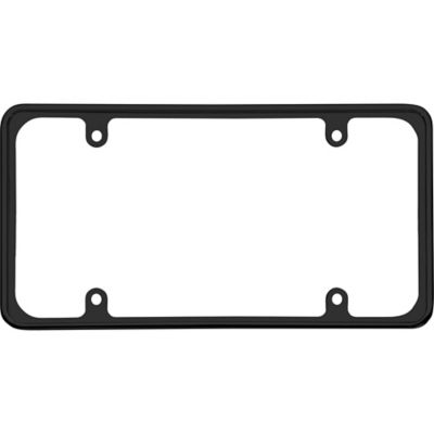 Cruiser Accessories Perimeter, Black License Plate Frame