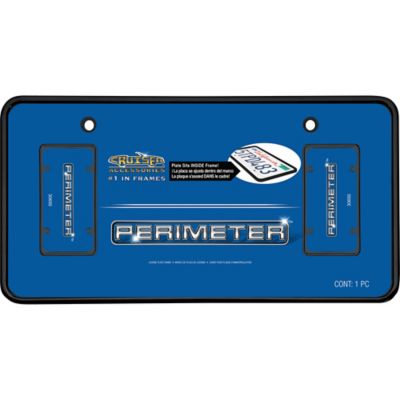 Image showing  Perimeter, Black License Plate Frame