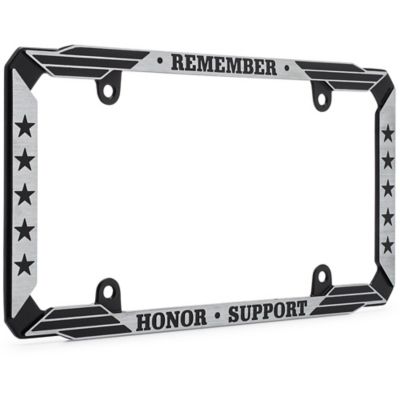Image showing  Military Appreciation, Black License Plate Frame