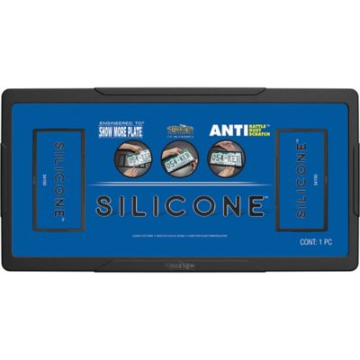 Image showing  Silicone, Black License Plate Frame