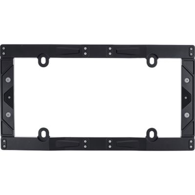 Cruiser Accessories Industrial, Matte Black License Plate Frame