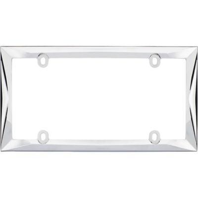 Cruiser Accessories Contour, Chrome License Plate Frame