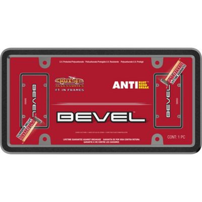 Image showing  Bevel, Dark Smoke License Plate Frame