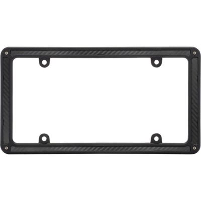 Cruiser Accessories Ballistic, Black License Plate Frame