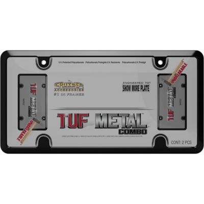 Image showing  Tuf Metal Combo, Black/Smoke Novelty Plate Shield Combo