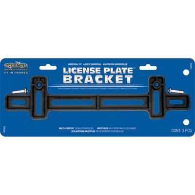 Image showing  License Plate Bracket, Black License Plate Bracket