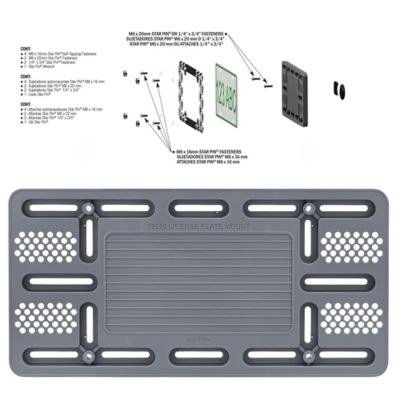 Image showing 5 th Cruiser Accessories Find My Auto License Plate Bracket