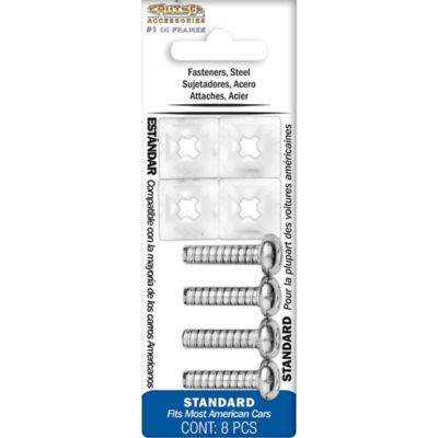 Image showing  Fasteners, Standard-Steel License Plate Fasteners