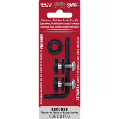 Image showing  Locking Fasteners, Rattle Stop-Stainless Star Pin License Plate Fasteners