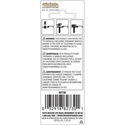 Image showing 2 th Cruiser Accessories Fastener Caps, Diamond Bling License Plate Fastener Caps