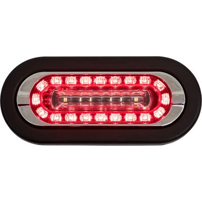 Image showing  Combination 6 in. LED Stop/Turn/Tail, Backup with Grommet and Plugs