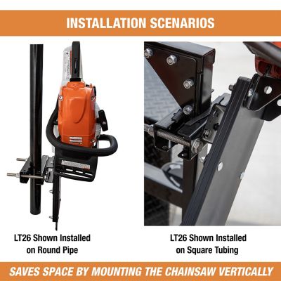 Image showing  Universal Vertical Chainsaw Mount