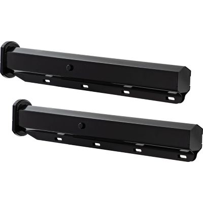 Image showing  Spring-Loaded Mud Flap Hanger, Straight, Black