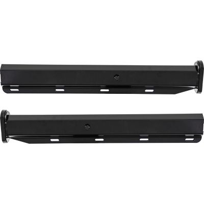 Image showing  Spring-Loaded Mud Flap Hanger, Straight, Black