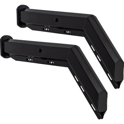 Image showing  Spring-Loaded Mud Flap Hanger, Angled, Black
