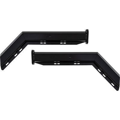 Image showing  Spring-Loaded Mud Flap Hanger, Angled, Black