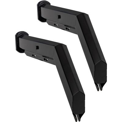 Image showing  Spring-Loaded Mud Flap Hanger, Angled, Black