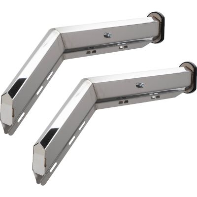 Image showing  Spring-Loaded Mud Flap Hanger, Angled, SST