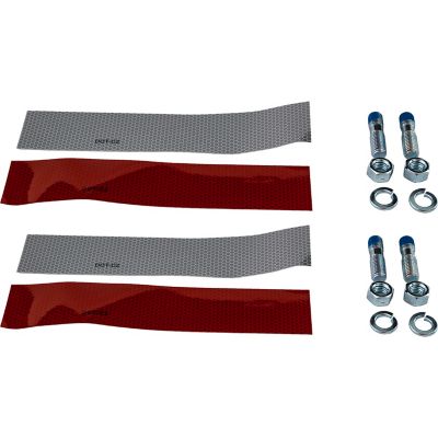 Image showing 7 th Buyers Products Spring-Loaded Mud Flap Hanger, Angled, SST