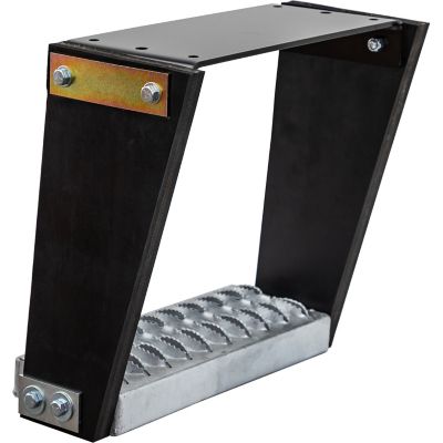 thumbnail interactive-video image 1 of Universal Heavy Duty Truck Cable Step – 13.75" X 11" – Powder-Coated Steel Bolt-On Step 1 of 4